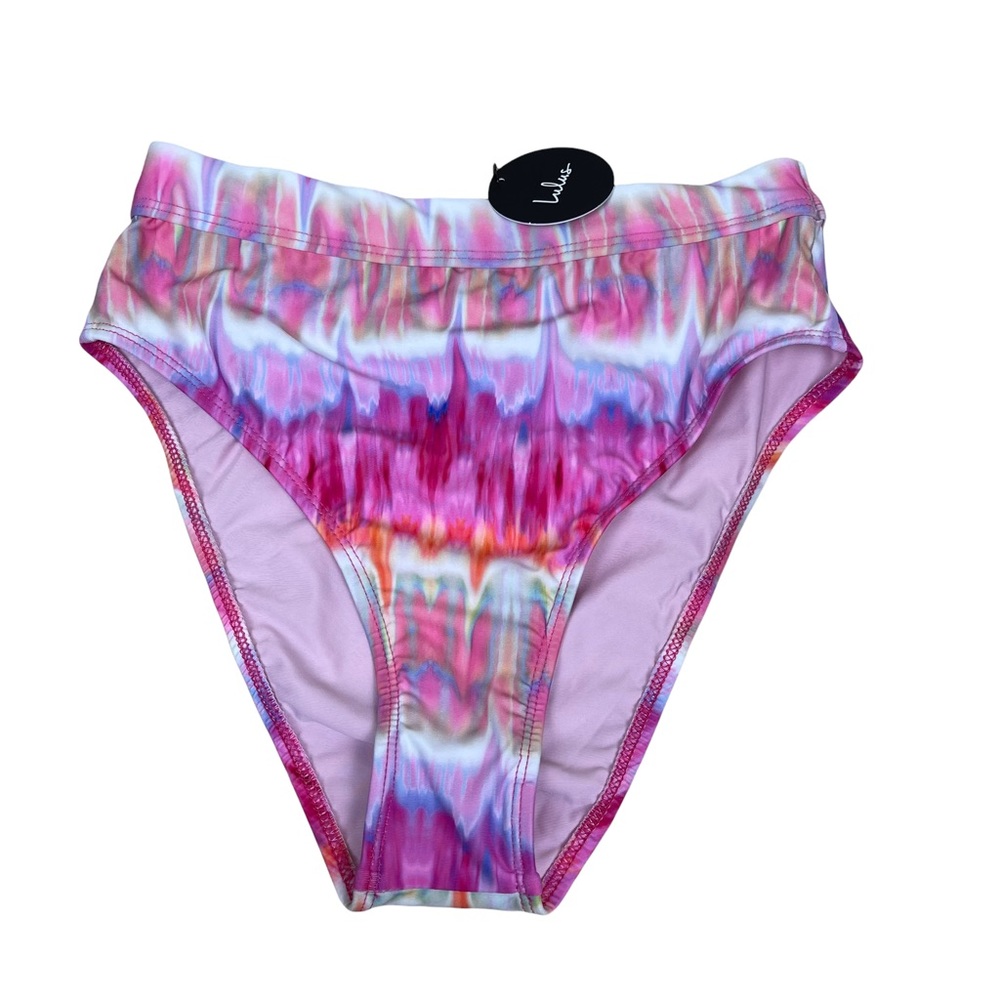 Lulu’s NWT Tie Dye Bikini Bottom‎ High Waisted Size Small